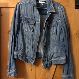 PAIGE Light Blue Denim Trucker Jacket